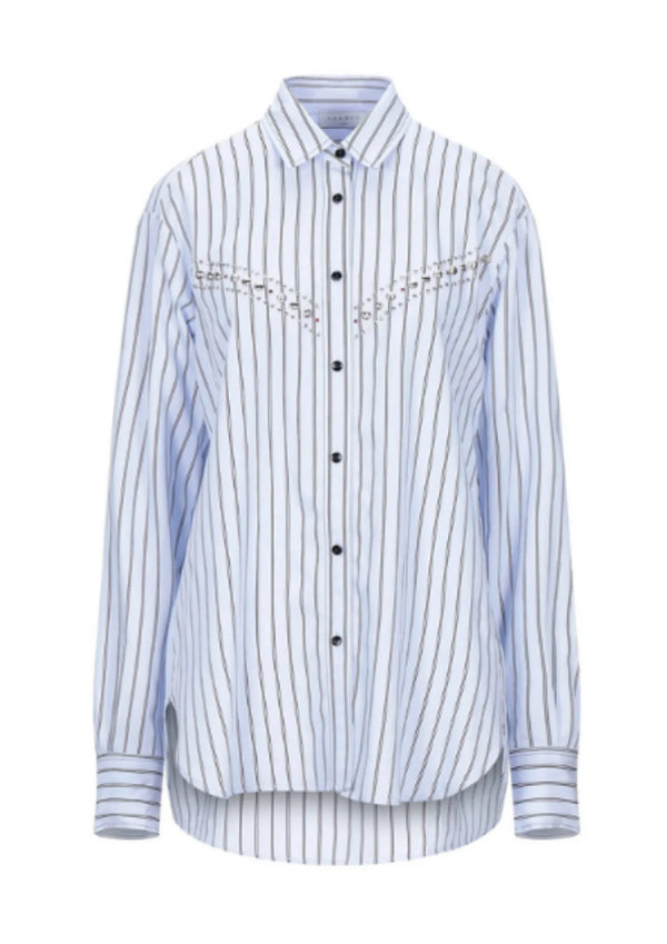 BLUE STRIPED SHIRT
