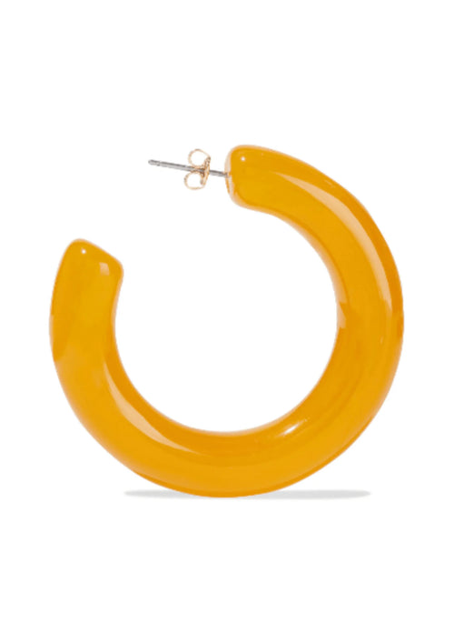 Gelbe Reifenohrringe