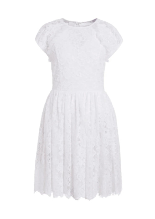 WHITE LACE MINI DRESS