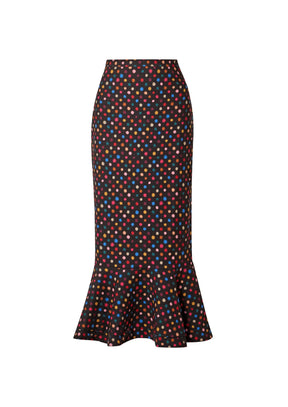 PENCIL POLKA DOTS SKIRT