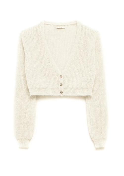 Cardigan blanc blanc