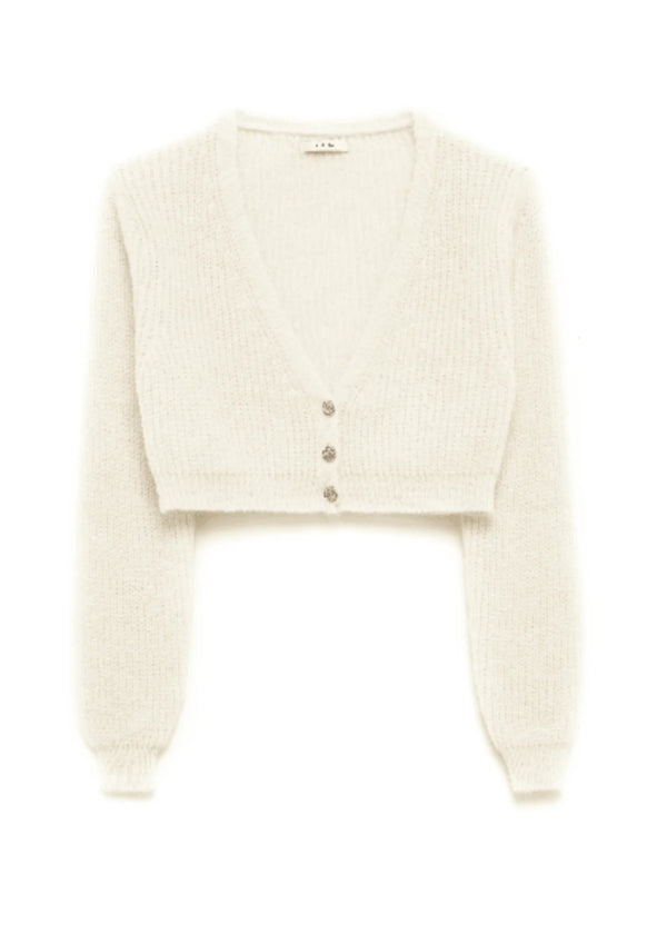 Cardigan blanc blanc