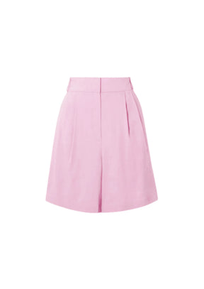 Rosa Leinenshorts