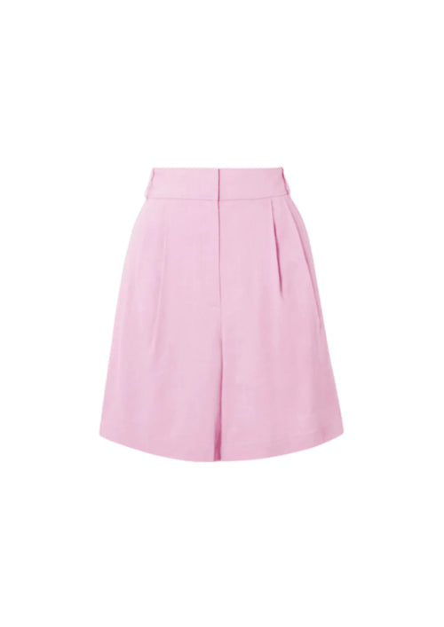PINK LINEN SHORTS