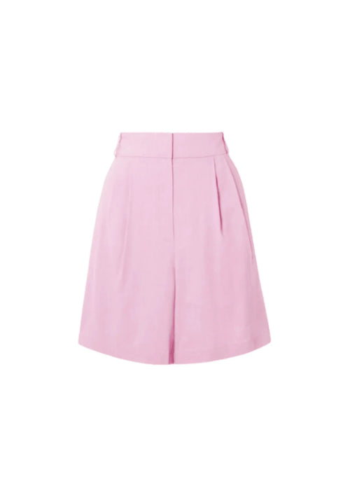 PINK LINEN SHORTS