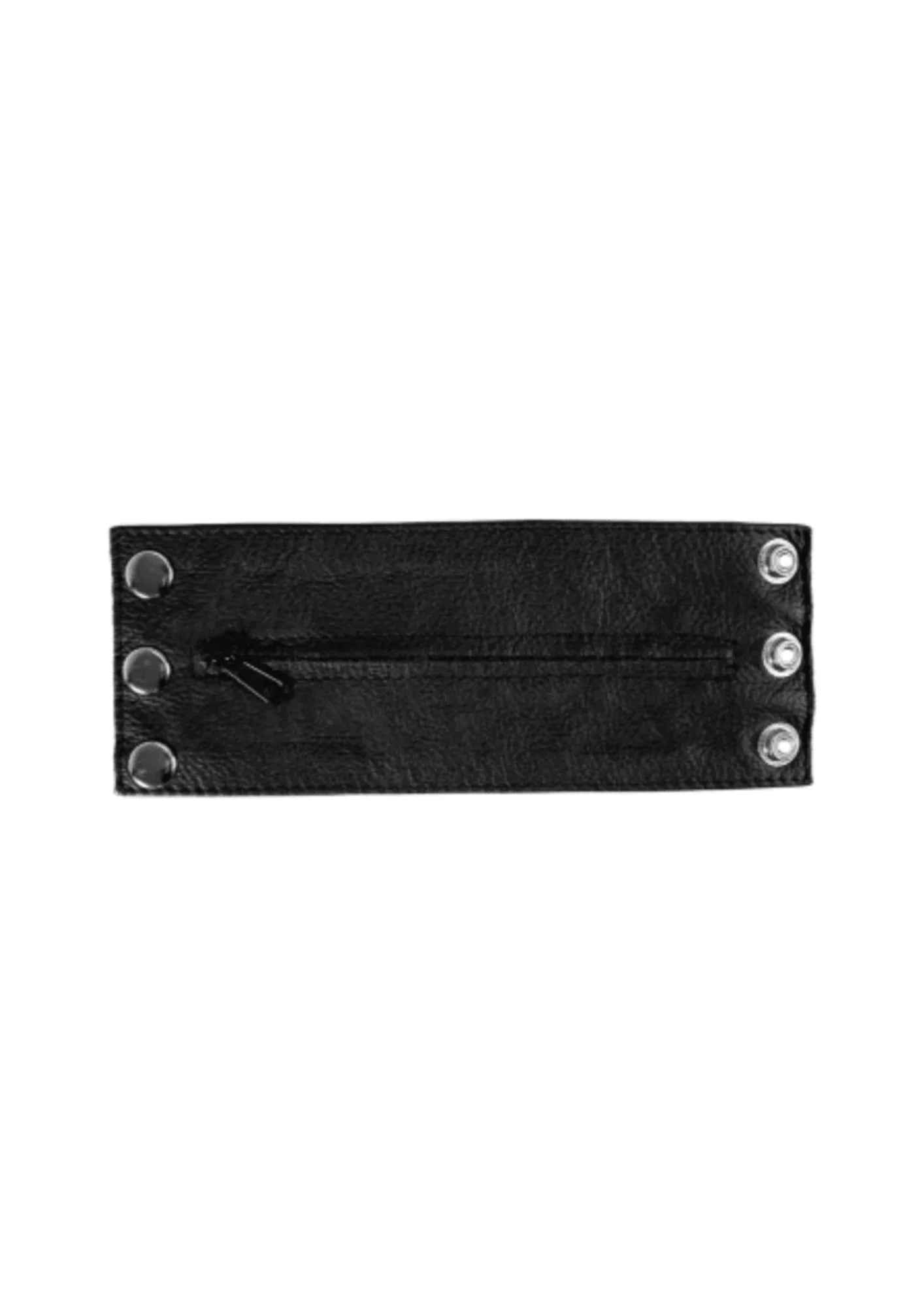 Schwarzes Brieftaschenarmband