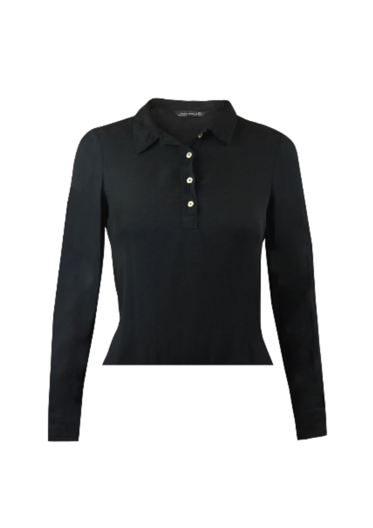 BLACK BASIC LONG SLEEVE SHIRT