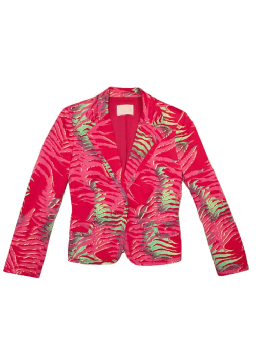 MULTICOLOURED PRINTED BLAZER