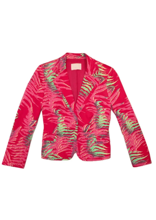 MULTICOLOURED PRINTED BLAZER