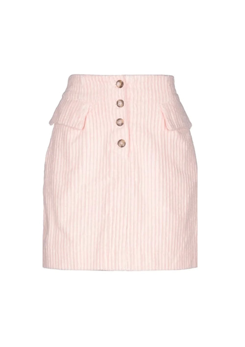 PINK CORDUROY MINI SKIRT