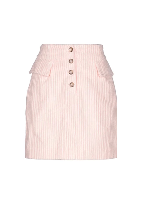 PINK CORDUROY MINI SKIRT