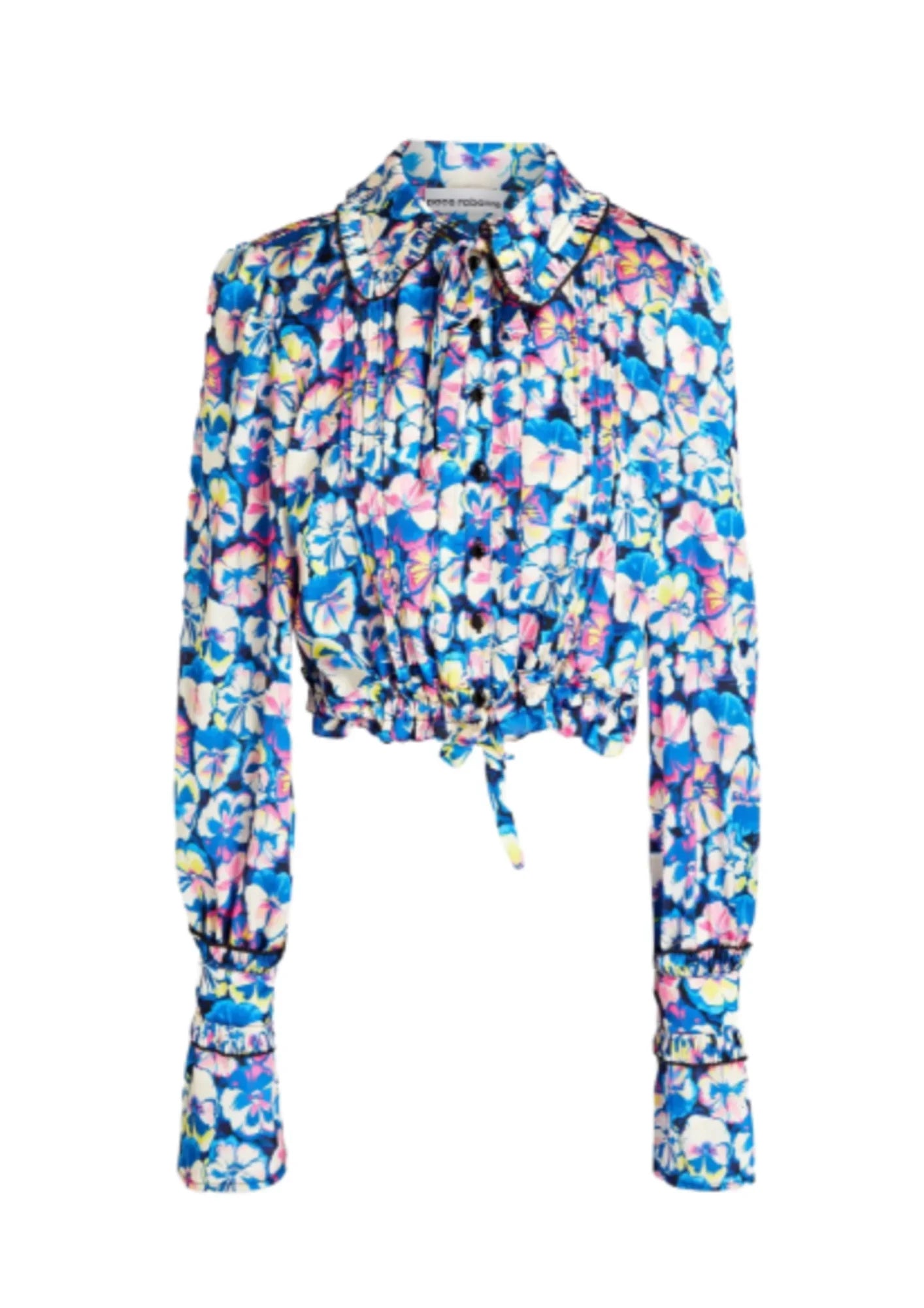 CROPPED FLORAL SHIRT