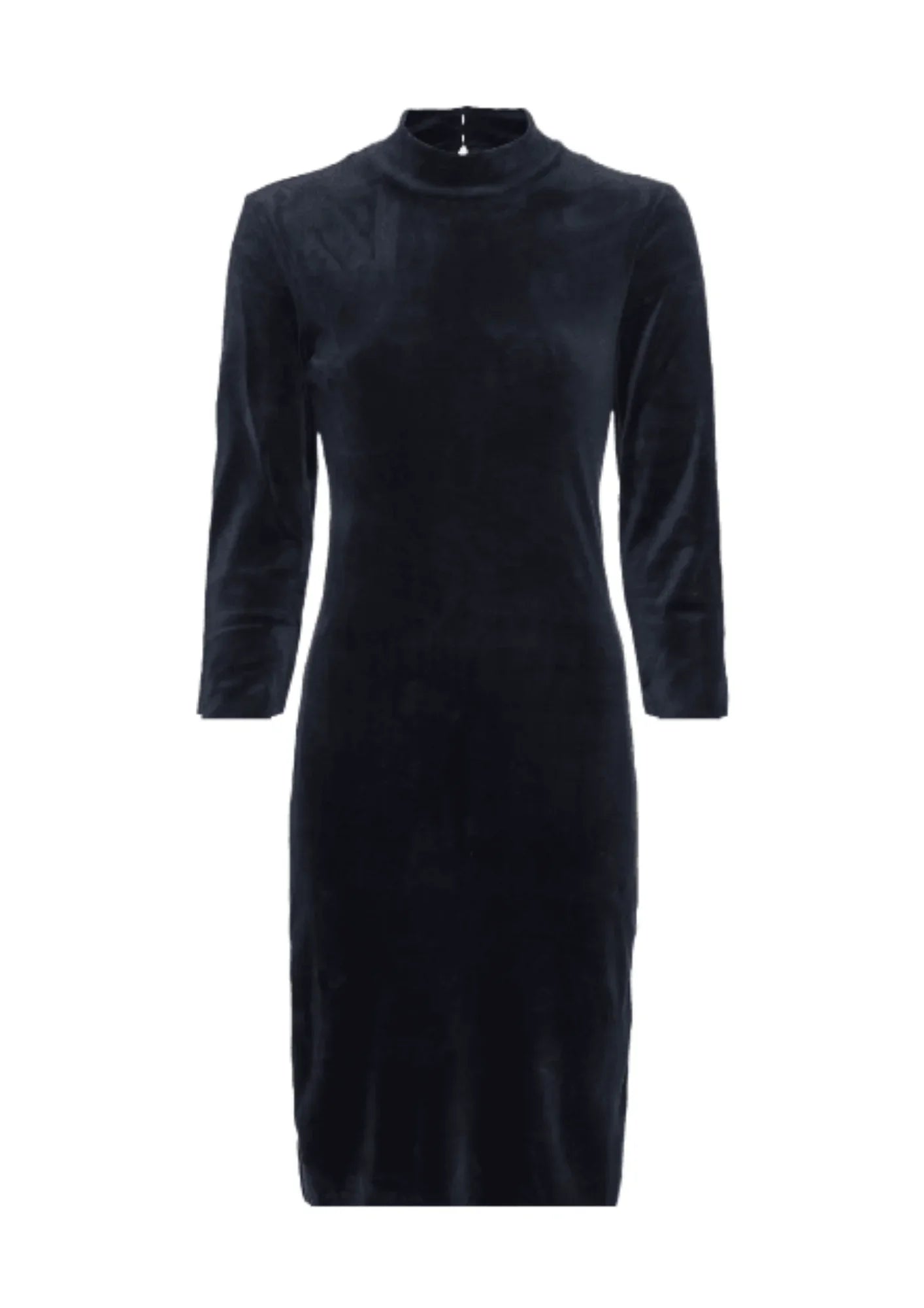 Robe en velours long noir