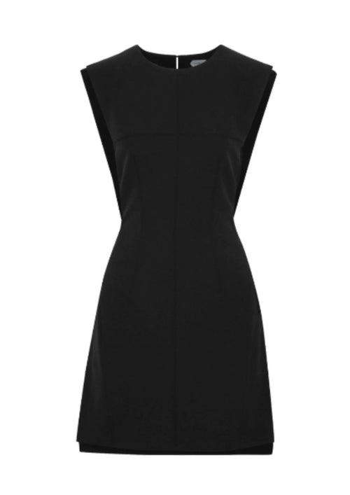 Mini-robe noire à dos ouvert