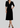 BLACK VELVET MIDI DRESS