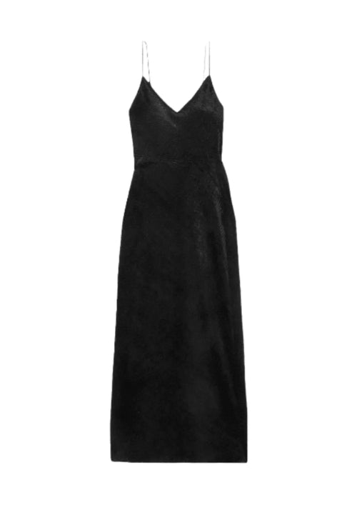 Schwarzes Samtkleid