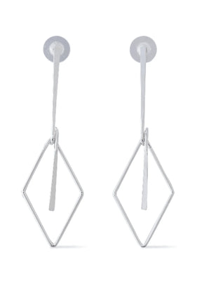 Boucles d'oreilles plaquées avec des pendentifs