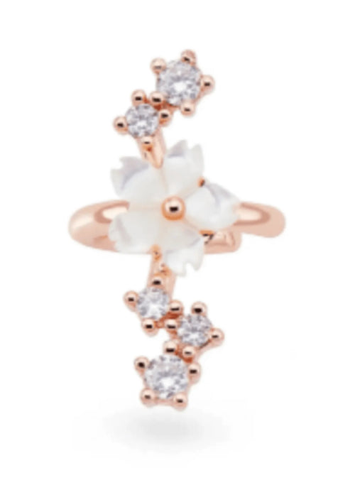 Brassard de l'oreille à fleurs étincelante