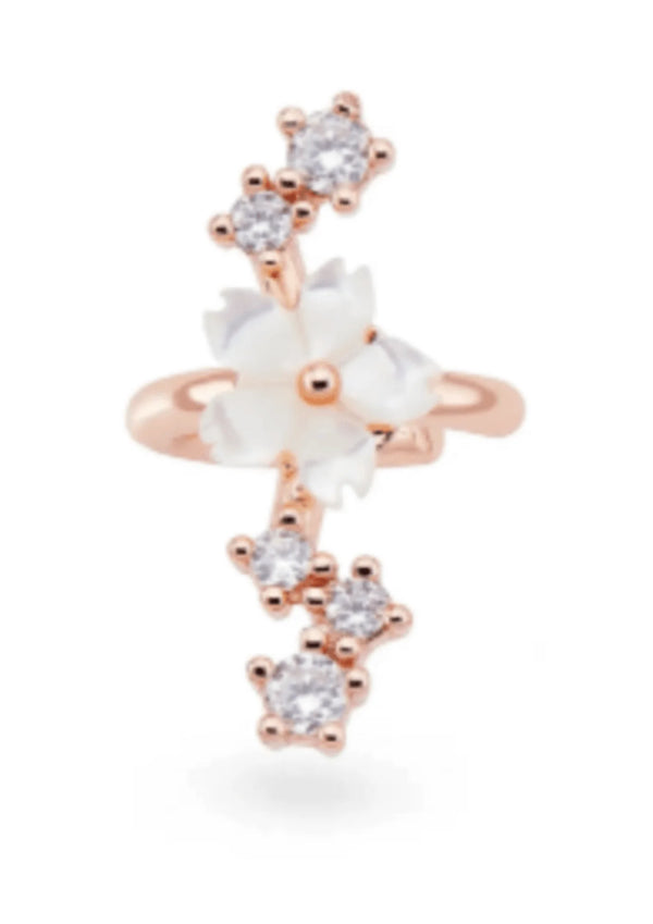 Brassard de l'oreille à fleurs étincelante