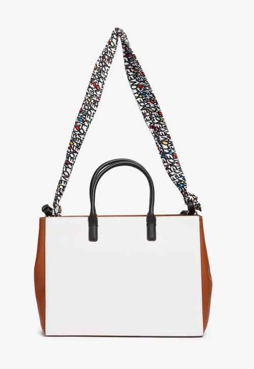 Sac à main en trois couleurs