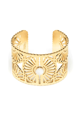 Bracelet doré de marguerite
