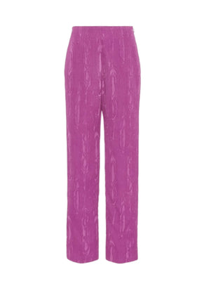 JACQUARD STRAIGHT-LEG PANTS