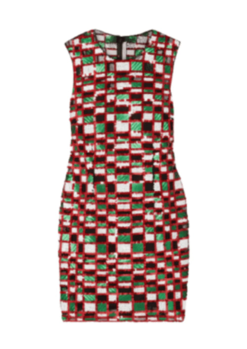 Mini-robe à paillettes vérifiée