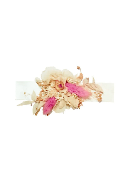 BRACELET WITH DRIED FLOWERS