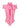 Pink Bluse-Körper mit Schal
