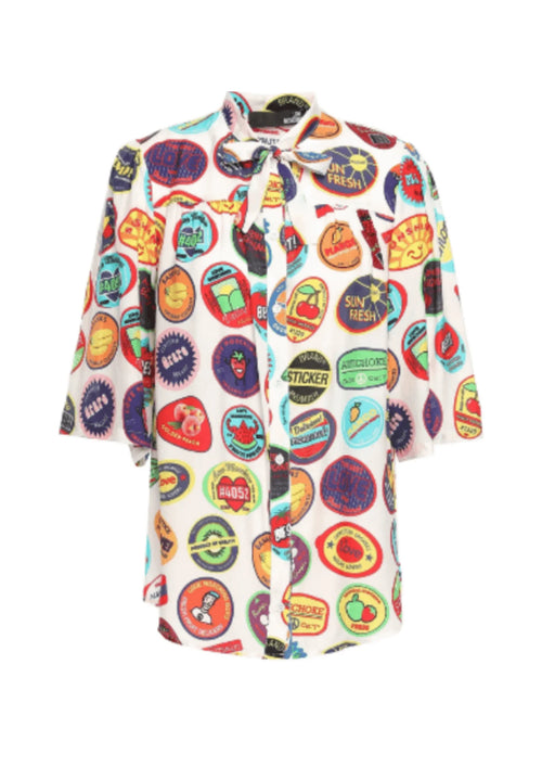 Chemise imprimée à la chatte