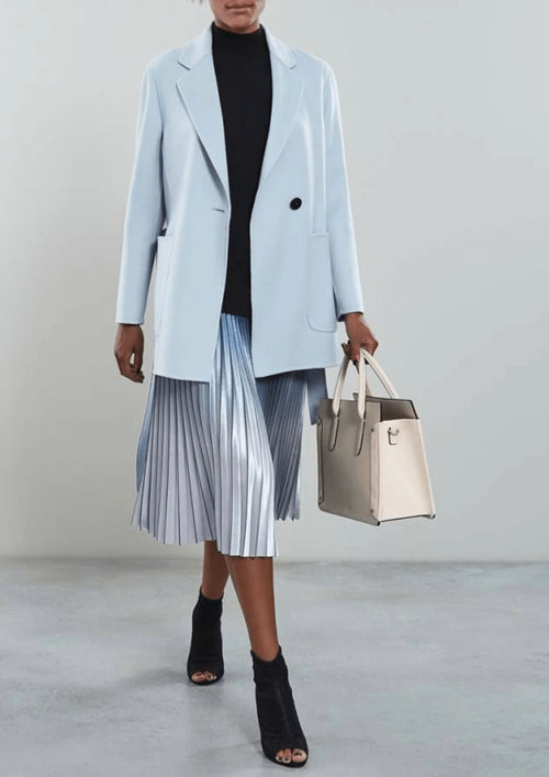 Manteau bleu clair