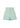 Shorts en tweed métalliques vert menthe