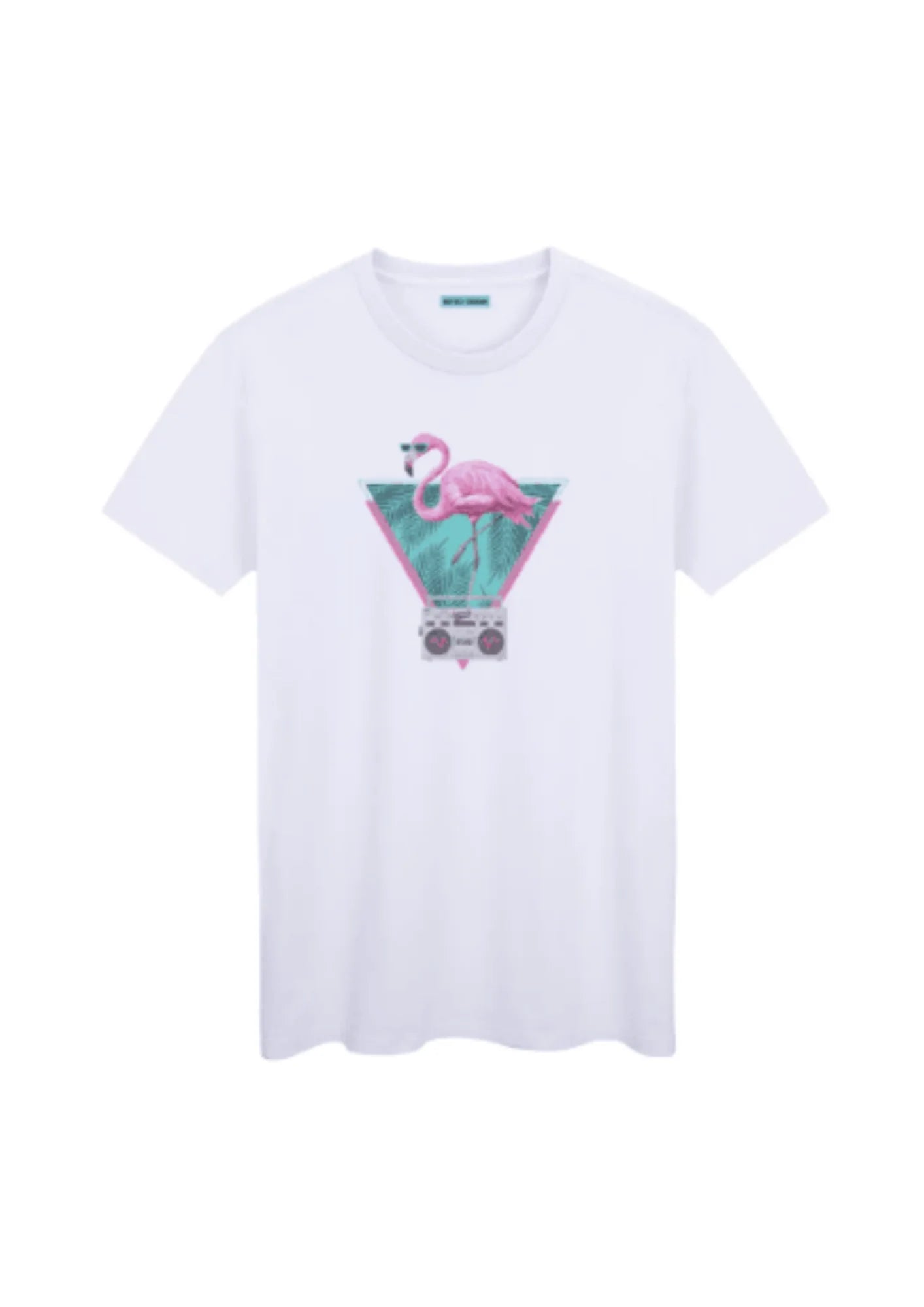 T-shirt flamant rose rétro