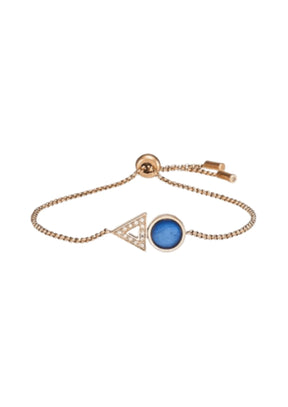 GOLD BRACELET WITH TRIANGULAR DECORATION