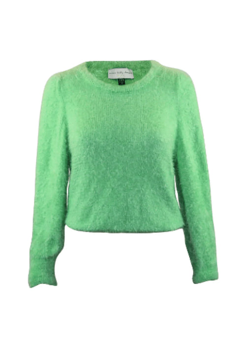 Sauteur de fluffy vert pomme