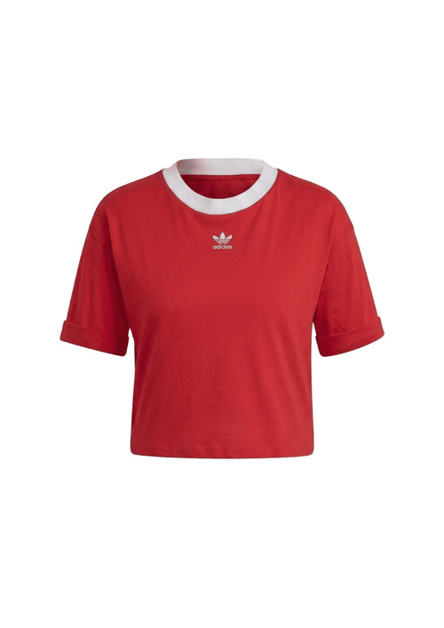 RED CROPPED T-SHIRT