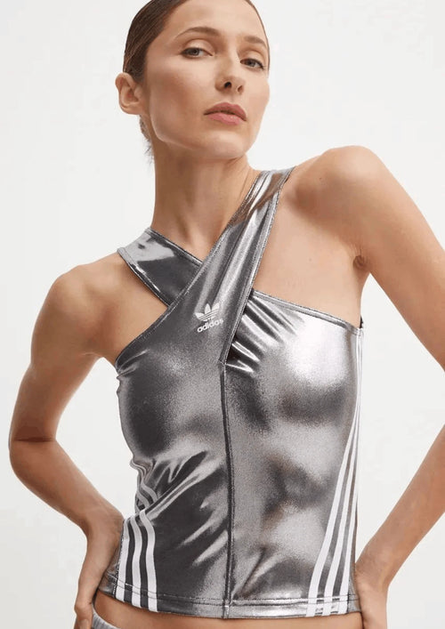ADILENIUM HALTERNECK METALLIC TANK TOP