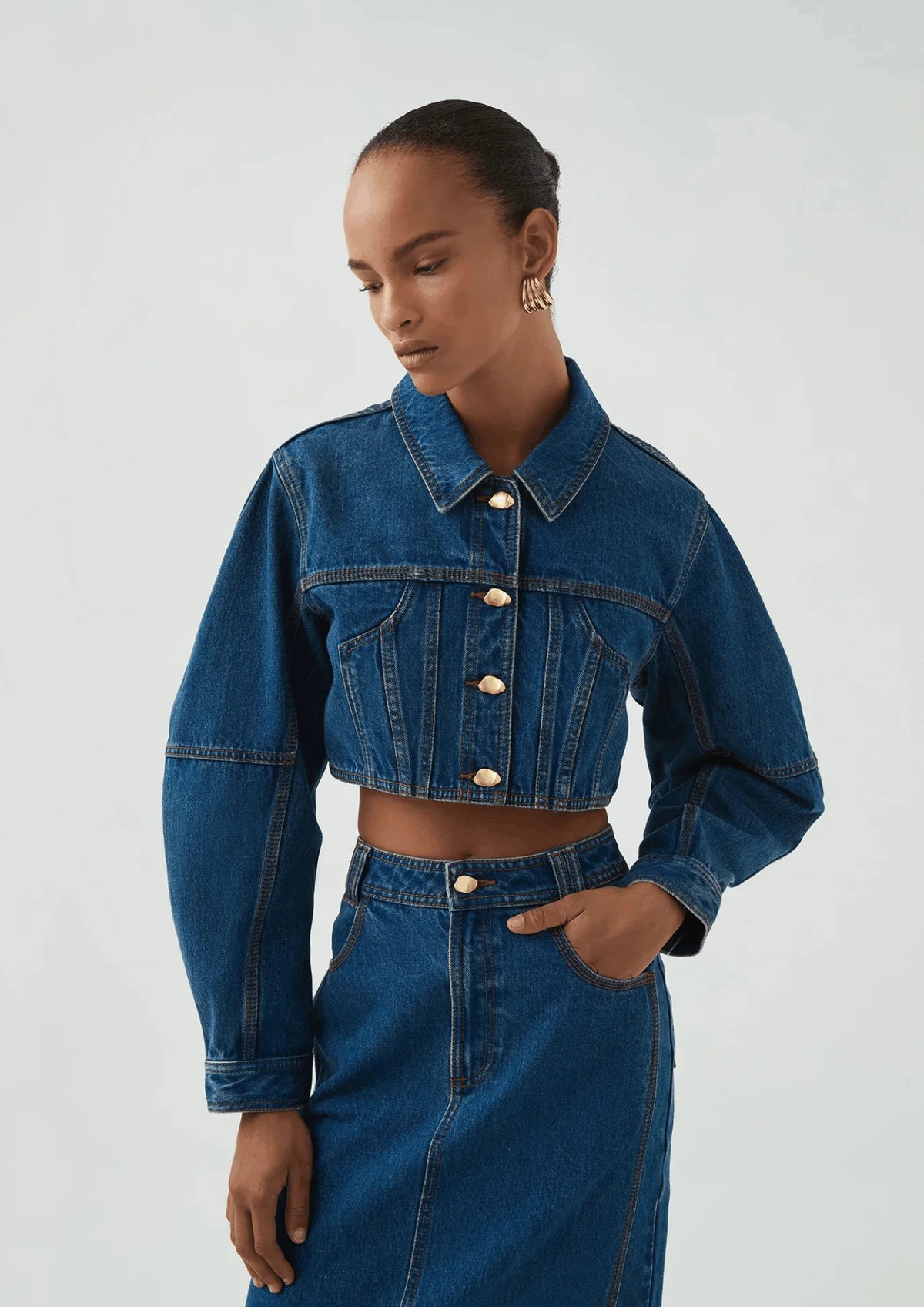 PHOENIX KURZE JEANSJACKE
