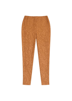 JACQUARD ORANGE PANTS