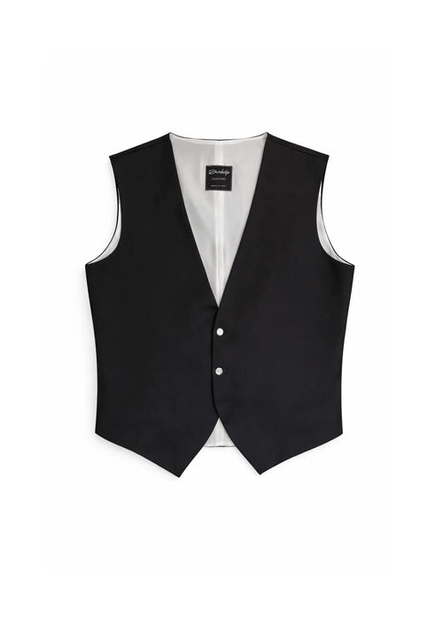 SLEEVELESS BLACK VEST