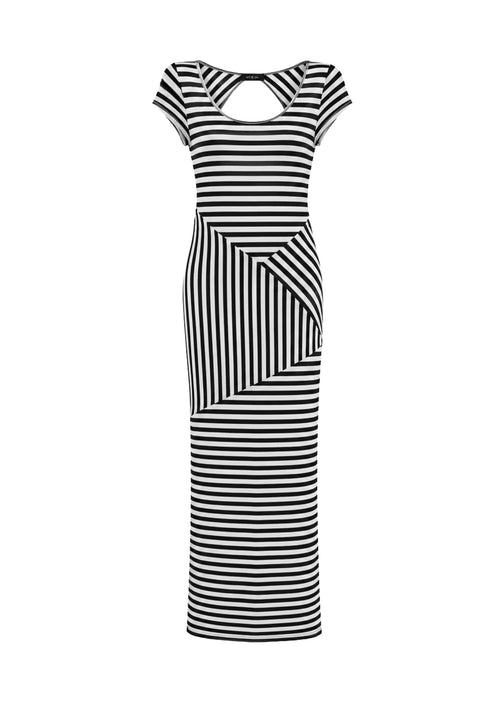 Robe longue ark & co. S Noir et blanc