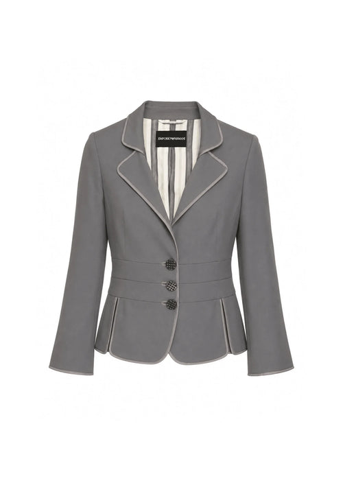 GREY FITTED BLAZER