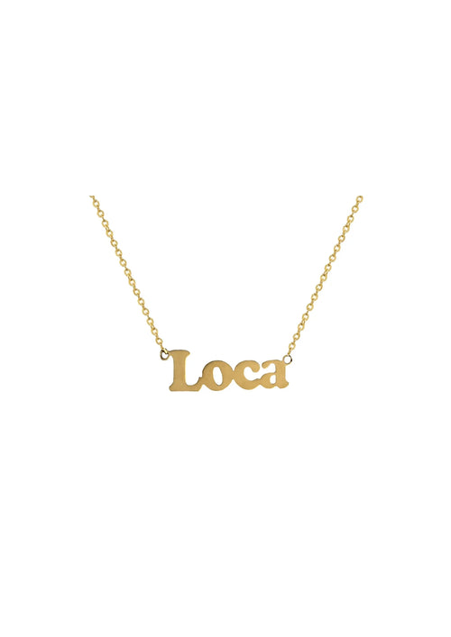 COLLIER LOCA EN OR