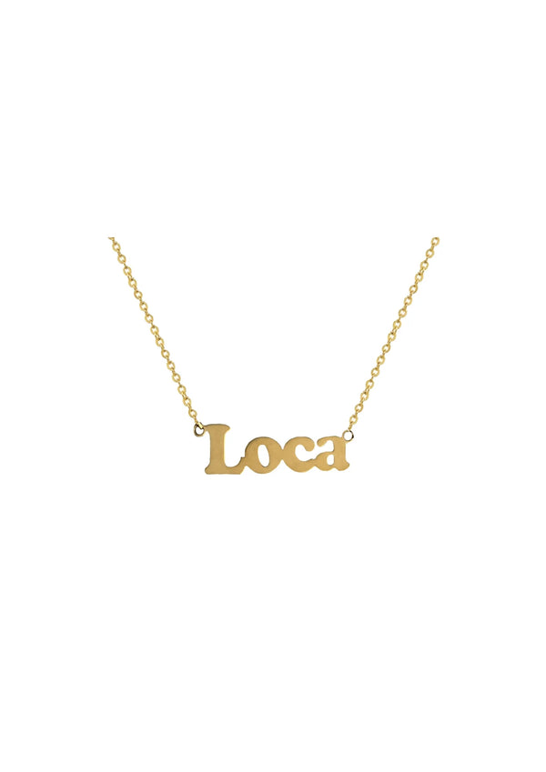 COLLIER LOCA EN OR