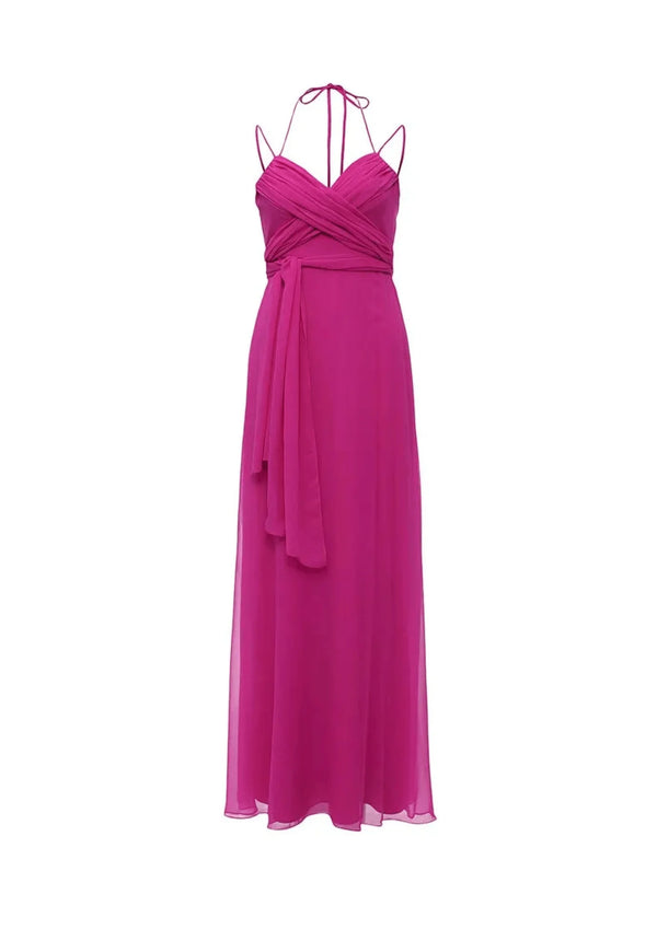 FUCHSIA ROSABELLE MAXI DRESS