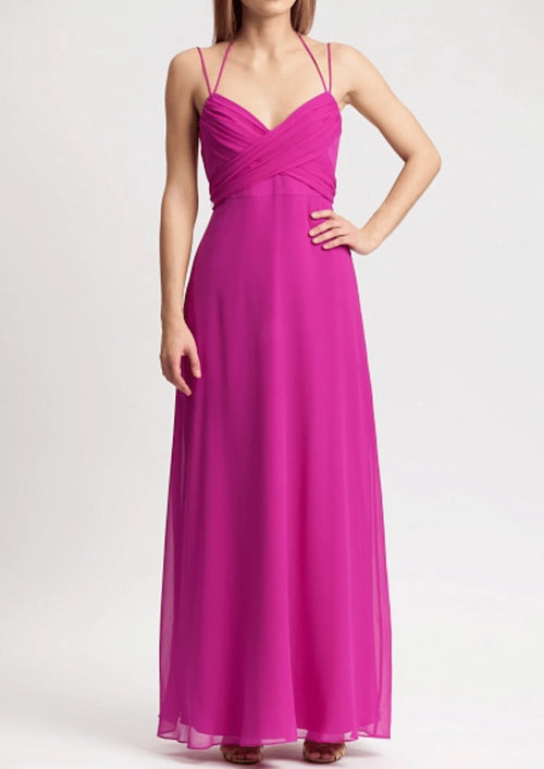 FUCHSIA ROSABELLE MAXI DRESS