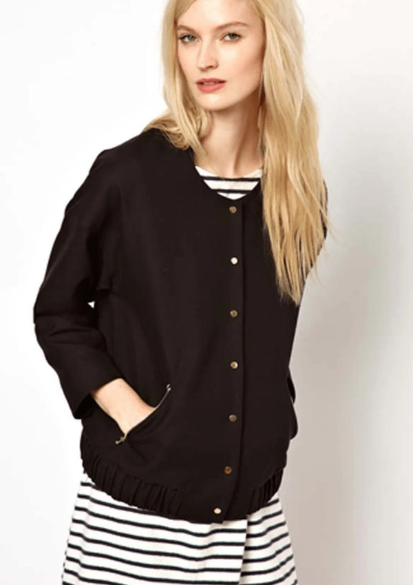 BOMBER HENRIETTE NOIR