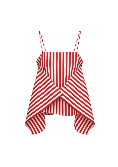 RED STRIPED XXL TOP