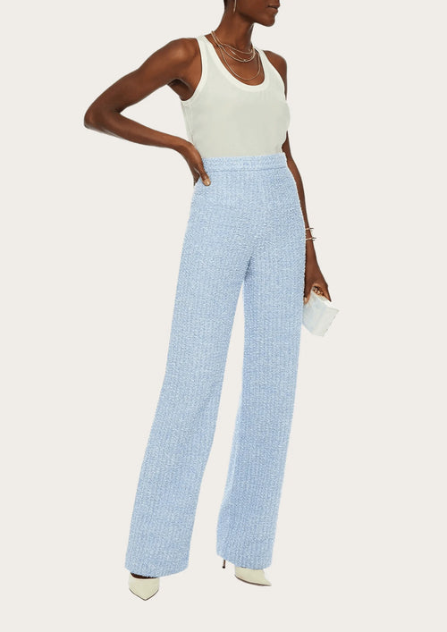 TWEED WIDE LEG PANTS