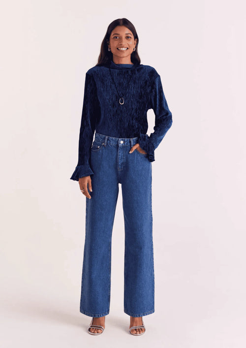ROYAL BLUE JUSTIN TOP